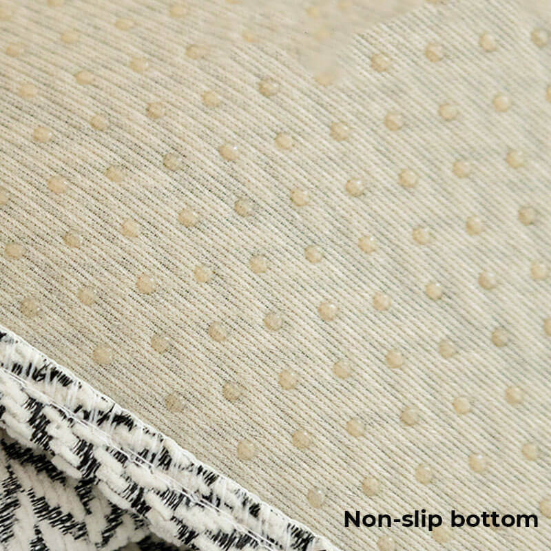 Chenille Sofa Protector – Solid Color Anti-Scratch Couch Cover for Everyday Use