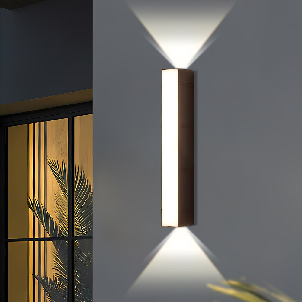 Modern Outdoor LED Wall Light – Up & Down Exterior Lamp