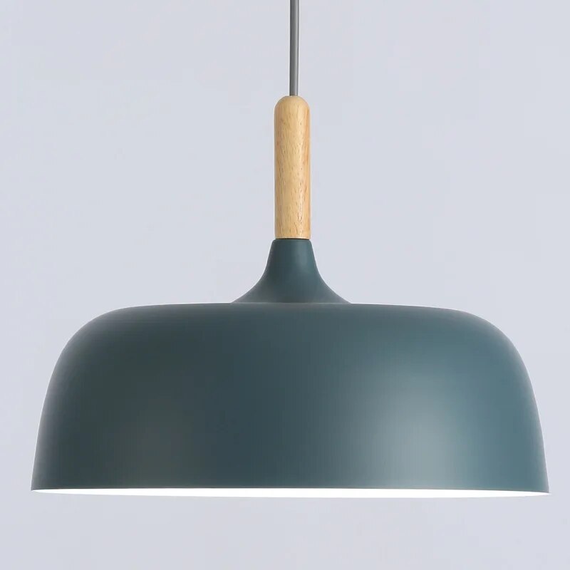 Modern Scandinavian Pendant Light – Matte Black Ceiling Lamp