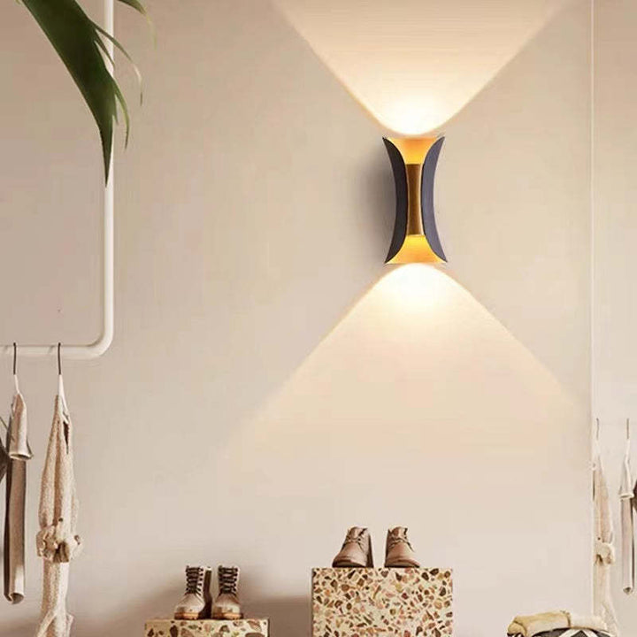 Modern LED Wall Light – Up & Down Gold Interior Lamp