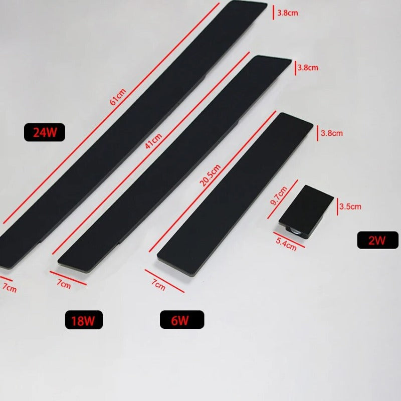 Modern Outdoor Wall Light – LED Up & Down Exterior Lamp