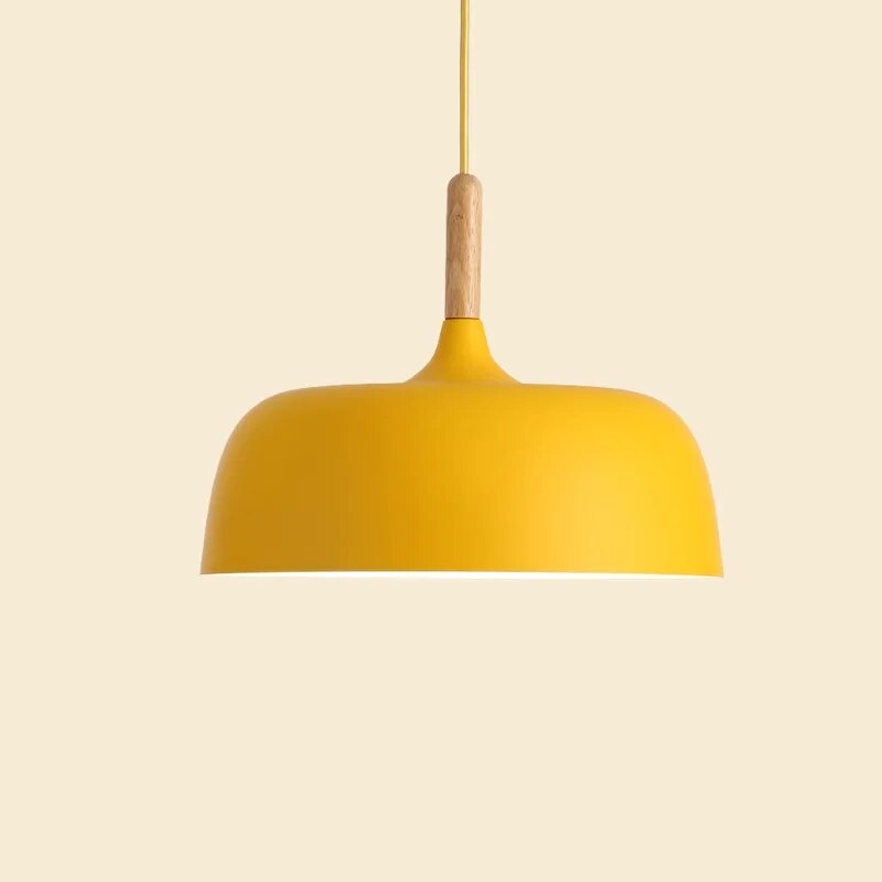 Modern Scandinavian Pendant Light – Matte Black Ceiling Lamp