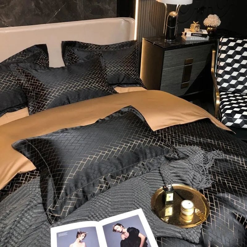 Jasmine Jacquard Duvet Set – Luxury Bedding