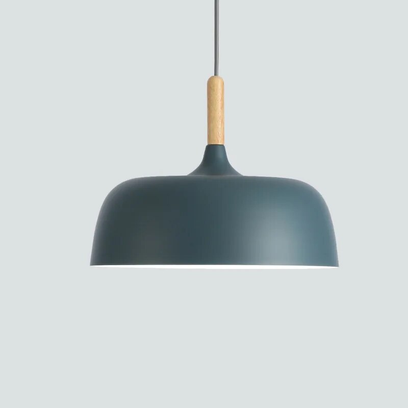 Modern Scandinavian Pendant Light – Matte Black Ceiling Lamp
