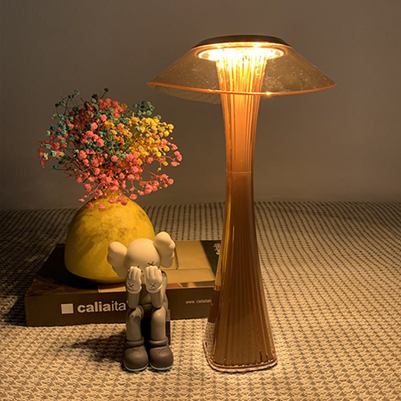 Modern Sculptural Table Lamp – Contemporary LED Lighting